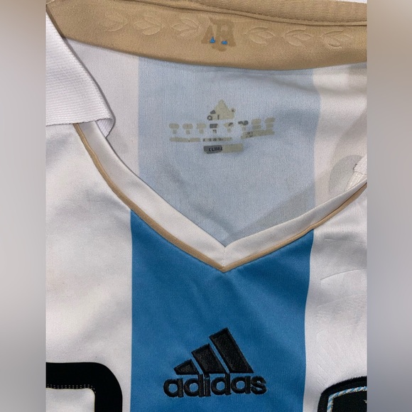 Argentina 2011/2012 Home Football Shirt Soccer Jersey Messi #10 Size Large - Picture 4 of 10